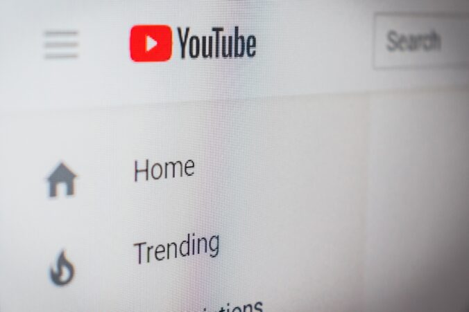 Image of YouTube homescreen